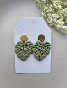 Pendientes Monstera
